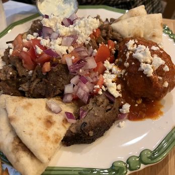 Aleko's Village Cafe - Sampler Meat Platter - Greek Near Me - Middletown, Maryland Aleko's Village Cafe - Sampler Meat Platter - Greek Near Me - Middletown, Maryland