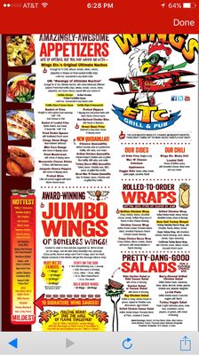 Menu photo 1 Wings Etc Madisonville, KY