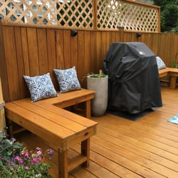 BJGE - Newly stained deck