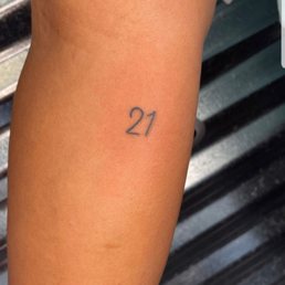21st Birthday Tattoo and a dedication to my late Father.