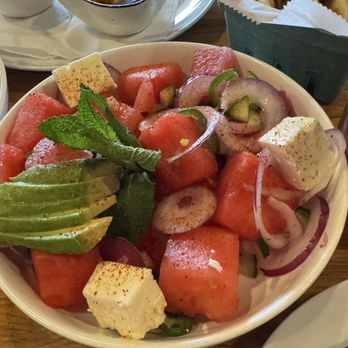 Nour's - Watermelon and Feta Salad - Lebanese Near Me - Kansas City, Missouri