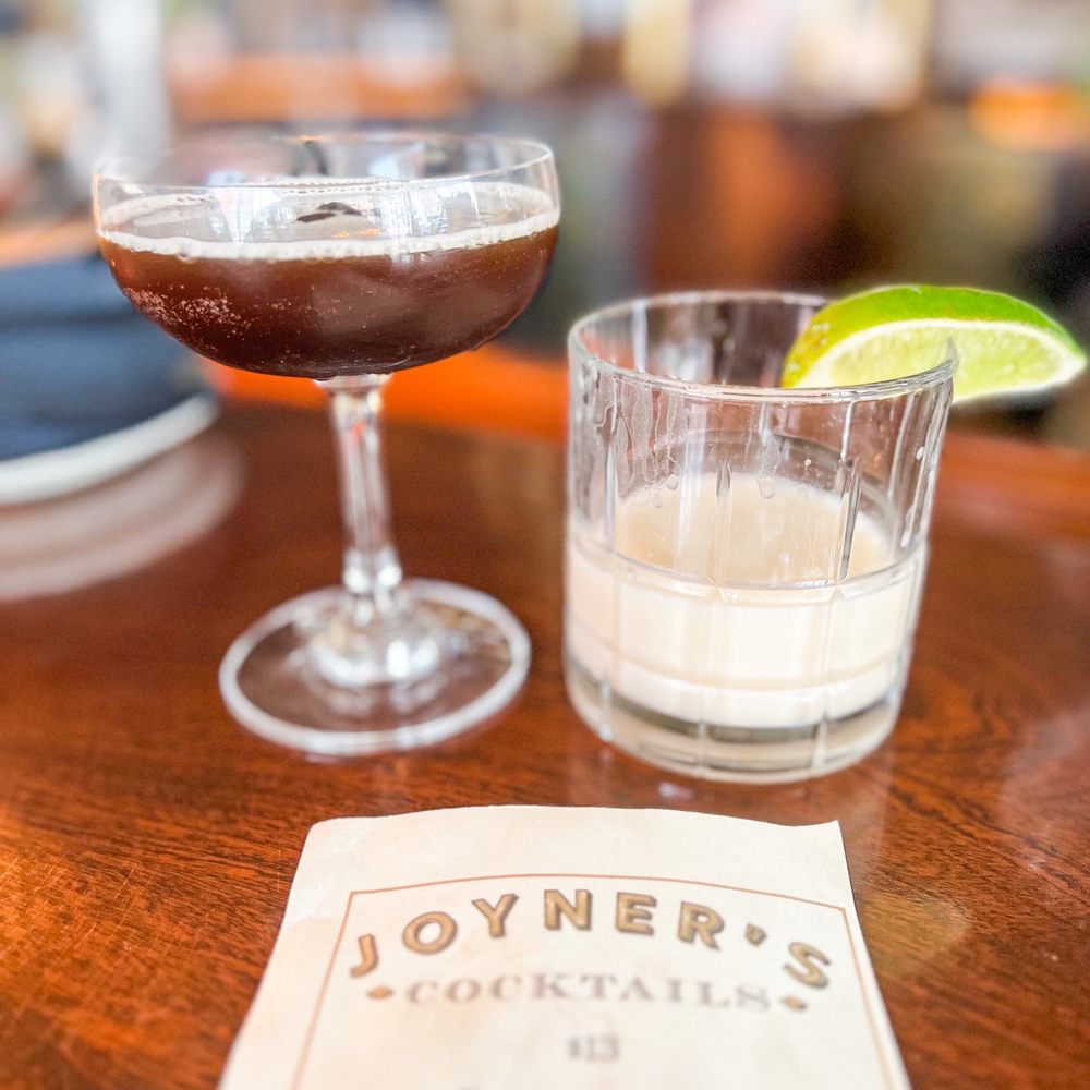 Joyner's Bar - Espresso Martini + Hot Buttered Rum - Wine Bars Near Me - Winston-Salem, North Carolina Joyner's Bar - Espresso Martini + Hot Buttered Rum - Wine Bars Near Me - Winston-Salem, North Carolina