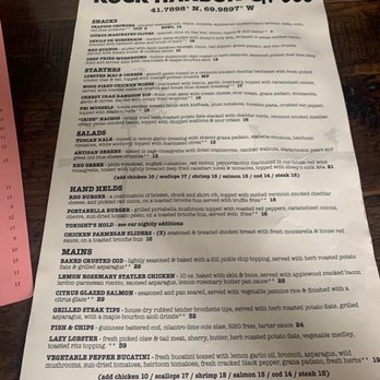 Rock Harbor Grill - Menu - Gastropubs Near Me - Orleans, Massachusetts