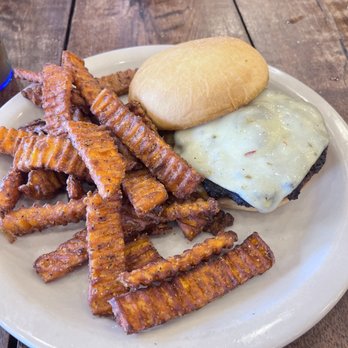 Millstone Restaurant & Country Store - Millstone Jr. burger w/pepper jack cheese. - American Near Me - Dandridge, Tennessee