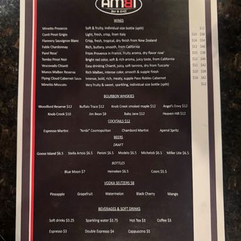 AMBI Bar and Grill - Liquor Prices - Wine Bars Near Me - Willow Springs, Illinois