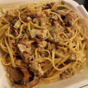 Piccola Italia Bistro - [Photo: Instagram.com/visitatampabay] Primavera pasta, added sausage. HUGE takeout portion - Italian Near Me - Tampa, Florida