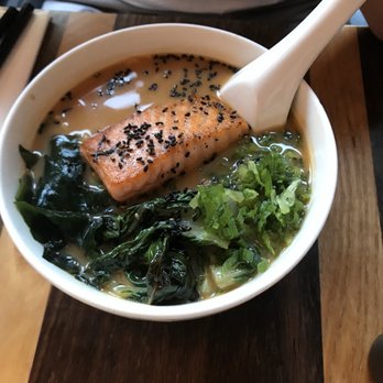 Suzume - Grilled Salmon Ramen - Ramen Near Me - Brooklyn, New York Suzume - Grilled Salmon Ramen - Ramen Near Me - Brooklyn, New York
