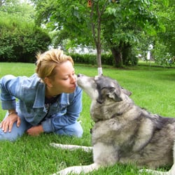 Kisses & Snugs Pet Care - Pam and Wolfie