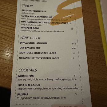 Yellowbelly - Happy hour menu - New American Near Me - St. Louis, Missouri Yellowbelly - Happy hour menu - New American Near Me - St. Louis, Missouri