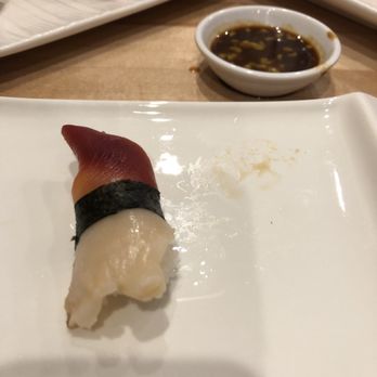 Moki Sushi - The surf clam nigiri - Sushi Bars Near Me - Champaign, Illinois Moki Sushi - The surf clam nigiri - Sushi Bars Near Me - Champaign, Illinois