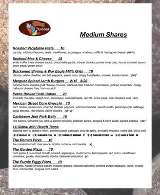 Menu photo 6 14 Global Bethany Beach, DE