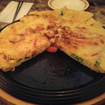 Yewon Korean Restaurant - Seafood pancake. - Korean Near Me - Coquitlam, British Columbia Yewon Korean Restaurant - Seafood pancake. - Korean Near Me - Coquitlam, British Columbia