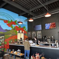 Hazel Origin Coffee - Love the look of the order counter