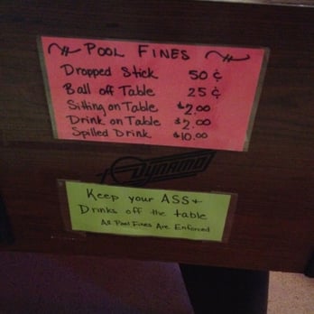 Snag Bar - a list of items on a table - Bars Near Me - Red Lodge, Montana
