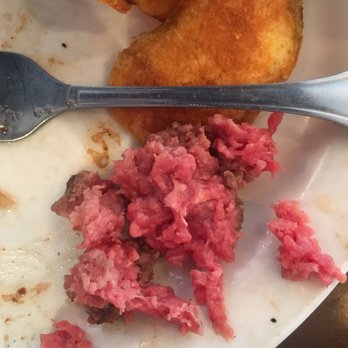Boston Burger - Raw meat from my burger - Burgers Near Me - Cambridge, Massachusetts Boston Burger - Raw meat from my burger - Burgers Near Me - Cambridge, Massachusetts