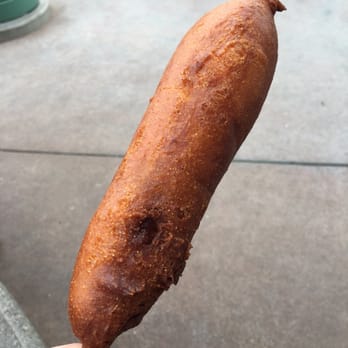 Corn Dog Castle - The spicy corn dog was so big I couldn't finish it! - Hot Dogs Near Me - Anaheim, California