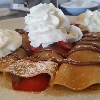 Broken Yolk Cafe - Strawberry crepes - Breakfast & Brunch Near Me - Del Mar, California Broken Yolk Cafe - Strawberry crepes - Breakfast & Brunch Near Me - Del Mar, California