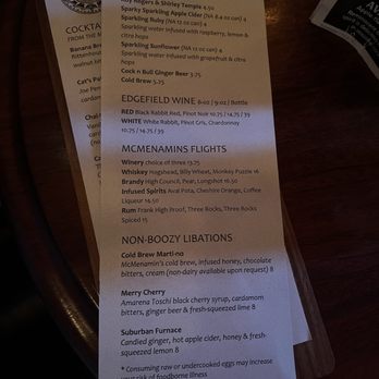 Broom Closet - Drink menu - Pubs Near Me - Bend, Oregon