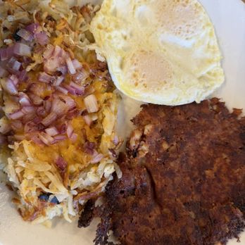 Jam + Toast - Corned beef hash with smothered hashbrowns and eggs over medium - Breakfast & Brunch Near Me - Irving, Texas Jam + Toast - Corned beef hash with smothered hashbrowns and eggs over medium - Breakfast & Brunch Near Me - Irving, Texas