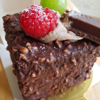 HongKong Bakery & Cafe - Chocolate and nut cake slice - Bakeries Near Me - Barrington, Illinois