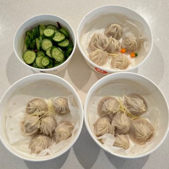 Seven Grams - Cucumber Salad, Shrimp XLB, and two orders of the Seven Grams XLB - Chinese Near Me - Tustin, California Seven Grams - Cucumber Salad, Shrimp XLB, and two orders of the Seven Grams XLB - Chinese Near Me - Tustin, California
