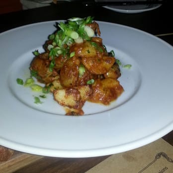 La Cuchara - Patatas Bravas ( potatoes with garlic, onion confit and Expedite). So good! - Basque Near Me - Baltimore, Maryland La Cuchara - Patatas Bravas ( potatoes with garlic, onion confit and Expedite). So good! - Basque Near Me - Baltimore, Maryland