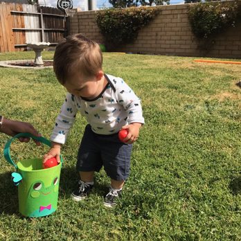 First Adventures Daycare - LuLU set up an egg hunt during Easter for the kids :) - Child Care & Day Care Near Me - Brea, California First Adventures Daycare - LuLU set up an egg hunt during Easter for the kids :) - Child Care & Day Care Near Me - Brea, California
