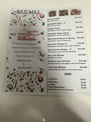 Menu photo 5 Wee Wok Dayton, TX Menu photo 5 Wee Wok Dayton, TX