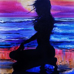 Alyssa Marine. Painted for my daughter on her 20th birthday.
