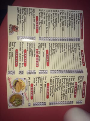Menu photo 5 Los Alazanes Grand Junction, CO