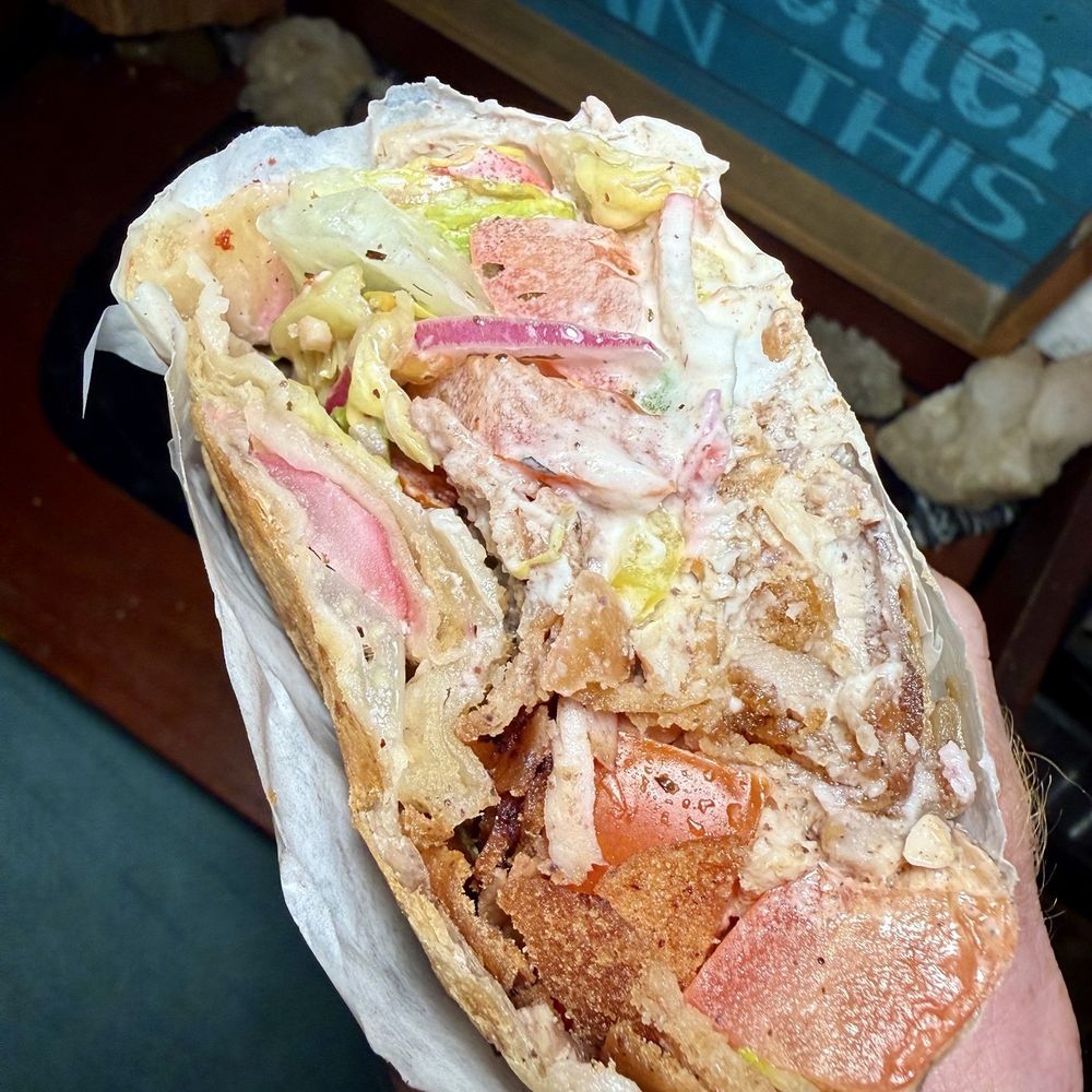 Shawarma Guys - Fattoush Wrap - Food Trucks Near Me - San Diego, California Shawarma Guys - Fattoush Wrap - Food Trucks Near Me - San Diego, California