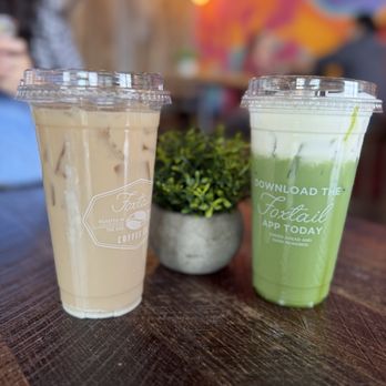 Foxtail Coffee - AMAZING Matcha Latte w/ Vanilla foam and a London Fog w/ condensed milk and honey. - Coffee & Tea Near Me - Las Vegas, Nevada