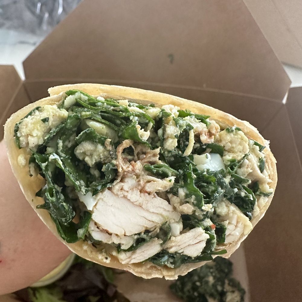The Source Cafe - Chicken Caesar wrap, yum! - Juice Bars & Smoothies Near Me - Hermosa Beach, California The Source Cafe - Chicken Caesar wrap, yum! - Juice Bars & Smoothies Near Me - Hermosa Beach, California