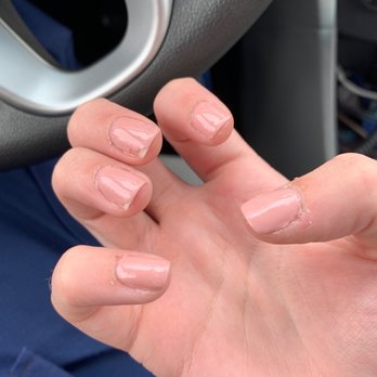 Evie Nails & Day Spa - Nails are chipped and nail imprint on pinkie - Nail Salons Near Me - Jacksonville, Florida