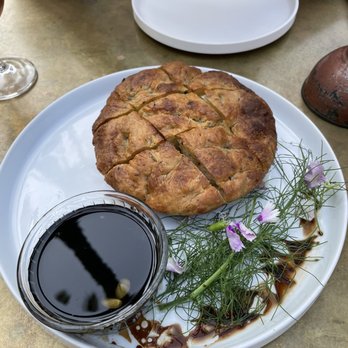 Satellite - Cast Iron Focaccia & Roasted Garlic Olive Oil - Wine Bars Near Me - Santa Barbara, California Satellite - Cast Iron Focaccia & Roasted Garlic Olive Oil - Wine Bars Near Me - Santa Barbara, California