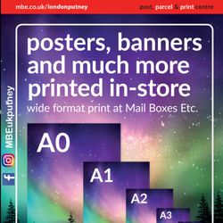Mail Boxes Etc - Printed in-store