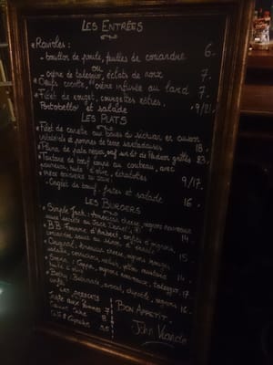 Menu photo 8 John Viande Paris, 75 Menu photo 8 John Viande Paris, 75