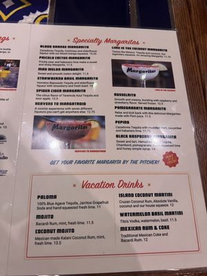 Menu photo 2 Margaritas Mexican Restaurant Framingham, MA Menu photo 2 Margaritas Mexican Restaurant Framingham, MA