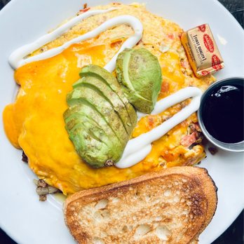 Blu Jam Cafe - California Omelette - Breakfast & Brunch Near Me - Los Angeles, California Blu Jam Cafe - California Omelette - Breakfast & Brunch Near Me - Los Angeles, California