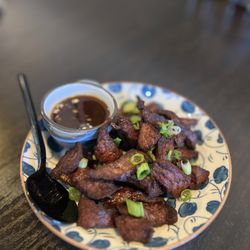 Ayuthaya Thai Cuisine - Beef Jerky (for additional context, this is a 6" plate)