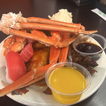 Buffetopia - Plate of food - Seafood Near Me - Humble, Texas