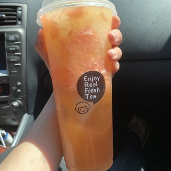 Happy Lemon - Grapefruit lemon slushy - Bubble Tea Near Me - Tigard, Oregon