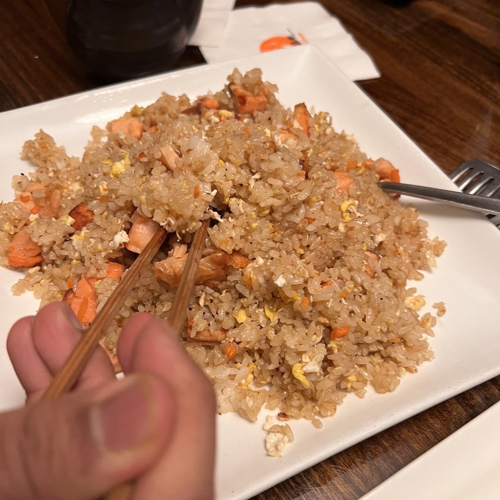 Tenzan - Salmon Fried Rice - Japanese Near Me - Brooklyn, New York Tenzan - Salmon Fried Rice - Japanese Near Me - Brooklyn, New York