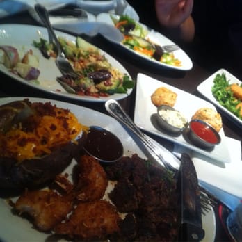Ruby Tuesday - I'm on a steak hunt I guess. This is sure to be a favorite cooked just like I ordered. The coconut shrimp is a yessssss!!! - Burgers Near Me - Royal Palm Beach, Florida
