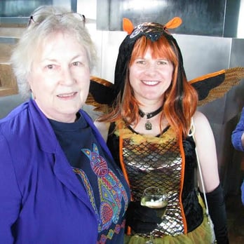 Kitty Meow Meow - Me and my lead assistant DeAnne at Chintimini's "Art is Wild" benefit 2015 - Pet Sitting Near Me