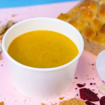 The Good Salad - Mom's Lentil Soup! The best Soup for cold weather. Made with our homemade Bone Broth which can be ordered separately! - Salad Near Me - Los Altos, California