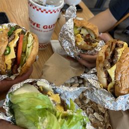 3 buns and a wrap.. 3 buns and a wrap..
