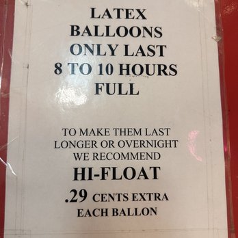 Party Guys - Helium info. - Party Supplies Near Me - Stockton, California