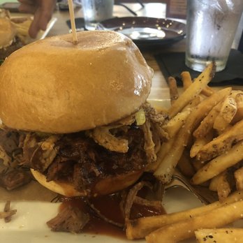 Batch Local Kitchen - BBQ Jackfruit "Pulled Pork" with killer fries. - Cocktail Bars Near Me - West Palm Beach, Florida Batch Local Kitchen - BBQ Jackfruit "Pulled Pork" with killer fries. - Cocktail Bars Near Me - West Palm Beach, Florida