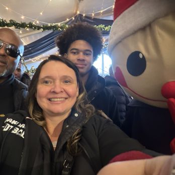 Christmas Village In Baltimore - My family photo with Gingy!! - Festivals Near Me - Baltimore, Maryland